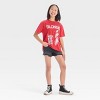Blondie Girls' Oversized Graphic T-Shirt - Red - 4 of 4