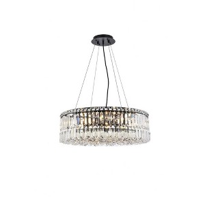 Elegant Lighting Maxime 12 - Light Chandelier in  Black - 1 of 3