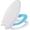 Toddler Potty Training Seat Built-In, Quiet-Close Lid, Safe PP Material, Easy Installation & Release with Hardware - 4 of 4