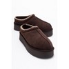Avelia - Brown Suede Genuine Leather Thick-Soled Winter Slipper (Women) | Forever & Always Shoes - 2 of 4