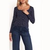 Petal and Pup Womens Keanu Long Sleeve Top - 4 of 4
