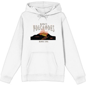 Adventure Society Hawaii Volcanoes Long Sleeve Adult Hooded Sweatshirt - 1 of 2