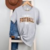 Simply Sage Market Women's  In My Football Era - Maroon Short Sleeve Graphic Tee - 3 of 4