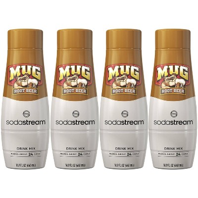 SodaStream 4pk Mug Root Beer Drink Mix