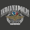 Mens Indy 500 Distressed Classic Crest T Shirt - 2 of 3