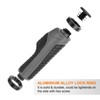Unique Bargains Rubber Non-Slip Fit 7/8" Handlebar Grips 2 Pairs with Hex Wrench 5.28" - 4 of 4
