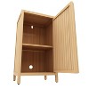 NicBex Bamboo Bathroom Storage Cabinet with Doors,Freestanding Cabinet with Shelves,Bathroom Floor Cabinet for Living Room,Kitchen,Entryway,Natural - 4 of 4