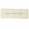 vidaXL Outdoor Pallet Cushion in Cream - 47.2"x15.7"x4.7", Fabric Material with Hollow Fiber Stuffing, Water Repellent, Lightweight - 4 of 4