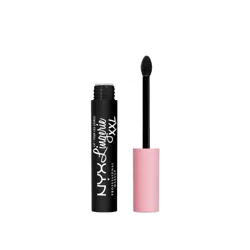 NYX Professional Makeup Lip Lingerie XXL Smooth Matte Liquid Lipstick - 16hr Longwear - Black - 0.13 fl oz