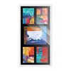 PosterPalooza | White Finish Collage Frame - Black Mat, 20 Frame Sizes to Choose From, UV Acrylic - 4 of 4
