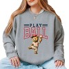 Simply Sage Market Play Ball Baseball Bear Sweatshirt - 3 of 4
