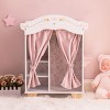 ROBOTIME Doll Furniture Closet, Doll House Accessories And Furniture, Wooden Dollhouse Furniture Set, Fits 18 Inch Doll , Pink, 9.4"*15"*19.7" - 2 of 4