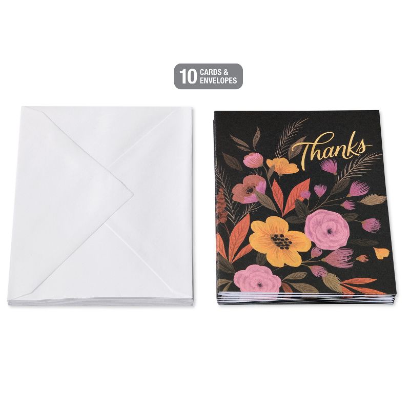 10ct All Occasion Blank Thank you Cards &#39;Thanks&#39;, 4 of 5
