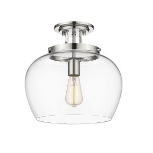 Z-Lite Joliet 1 - Light Semi-Flush Mount in  Chrome - 1 of 1