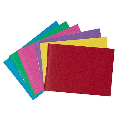 Paper Junkie 24-Pack Mini Blank Paperback Journal Notebook Sketchbook (6 Colors, 1.55 x 2.2 in, 32 Sheets)