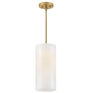 Lark Lane 1 - Light Pendant in  Lacquered Brass/Cased Opal - 1 of 4