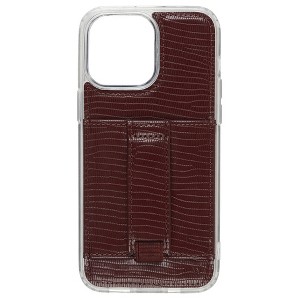 Walli Cases Vivienne Maroon by Chris Loves Julia Phone Case with Wallet and Finger Strap - 1 of 4