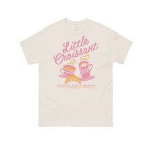 Emily Henry: Little Croissant Unisex T-Shirt - M - 1 of 1