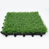 Bliss Outdoors 12"x12" Artificial PP Grass Interlocking Tiles, Green, Set of 30 - 2 of 4