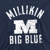 Millikin University Official Millikin Big Blue Logo Adult Pull-Over Hoodie - 2 of 4