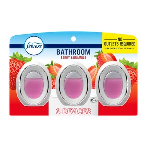 Febreze Berry & Bramble Bathroom Air Freshener - 3ct - 1 of 4