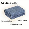 Garvee Braided Print Area Rugs ,Low Pile Ultra-Thin Floor Carpet for Living Room,Bedroom,Dining Room - 4 of 4