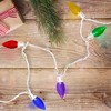 Northlight 25 Count Multi-Color LED C9 Christmas Lights, 16 ft White Wire - 2 of 3