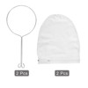Unique Bargains Stainless Steel Reinforced Frame Cloth Mesh Sturdy Handle Mesh Strainer Bag 2 Sets - 3 of 4