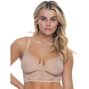Felina Finesse Cami Bralette - Stretchy Lace Bralettes For Women - Sexy and Comfortable - 1 of 2