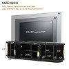 66.9" Modern TV Stand with Fluted Sliding Doors & Adjustable Shelves, Fits 75 Inch TV for Living Room-3irtyhousy - 4 of 4