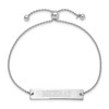 Black Bow Jewelry Sterling Silver Michigan Wolverines NCAA ID Bracelet 9 Inch - 2 of 4