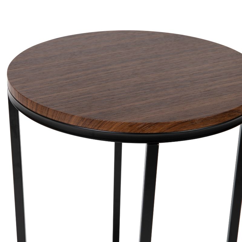 Flash Furniture Hampstead Collection End Table - Modern Laminate Accent Table with Crisscross Frame, 6 of 12