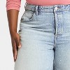Women's Mid-Rise 90's Baggy Denim Rhinestone Jeans - Universal Thread™ Light Wash - 4 of 4
