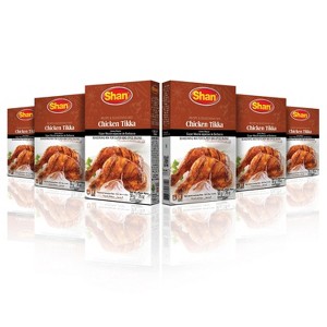 Shan - Chicken Tikka Masala Mix (50g) - Seasoning Packets for Tikka Masala (Pack of 6) - 1 of 1