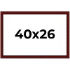 PosterPalooza | Weathered Red Picture Frame - UV Acrylic, Backing Board, Hanging Hardware Included - 2 of 4