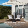Best Choice Products 10ft 3-Tier Patio Umbrella, Market Sun Shade w/ Tilt Adjustment, Easy Crank - 4 of 4