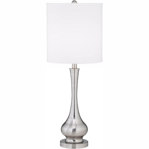 Possini Euro Design Modern Buffet Table Lamp 32 Tall Brushed