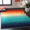 Lahome Abstract Ombre Plush Area Rug – Soft Gradient Accent with Non-Slip Backing - 2 of 4