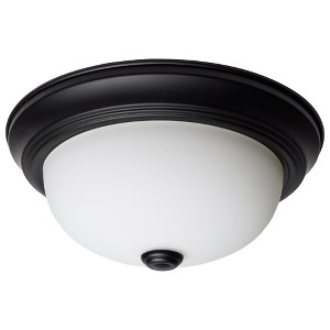 2 Light Flush Mount 4.88 Inch Tall and 11.38 Inch Wide by Nuvo - 60/127 ...