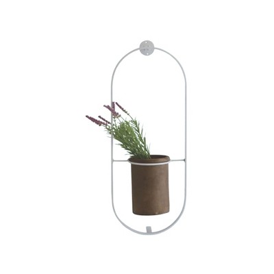 VIP Wood 20 in. Multicolor Oval Frame Wall Planter