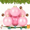 COZONY 25-Piece 6cm Velvet Christmas Ornament Balls Set for Tree and Home Decor - 3 of 4