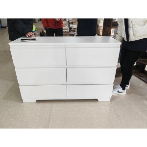 Nasitip 6 Drawer Dresser for Bedroom, 47''W Modern Double Dresser, Wooden Chest of Drawers, Storage Chest Organizer for Living Room,Bedroom - 1 of 1
