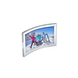 Azar Displays Curved Magnetic Acrylic Photo Frame - 1 of 2