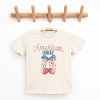 The Juniper Shop American Girly Cherries Coquette Youth Short Sleeve Tee - 2 of 4