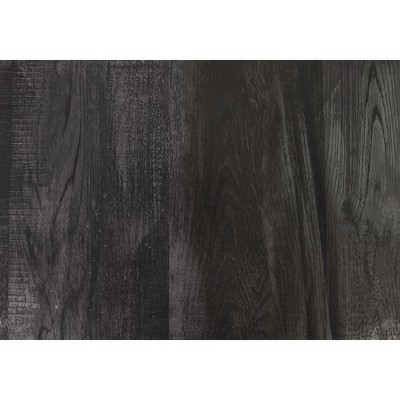 Industrial Black Metal and Reclaimed Wood Rectangular Accent Table