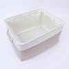 REGALWOVEN Storage Bin with Handles for Closet Organizing Clothes 2 Pcs - 3 of 4