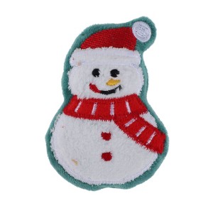 Unique Bargains Christmas Brooches Snowman Plush White 1 Pc - 1 of 4