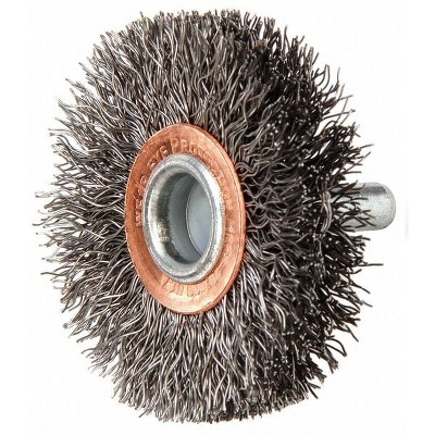 Weiler  Crimped Wire Wheel Brush,Stem,2 In. 90118