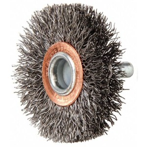 Weiler  Crimped Wire Wheel Brush,Stem,2 In. 90118 - 1 of 2