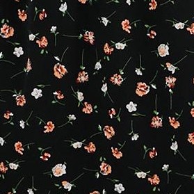 black flowers